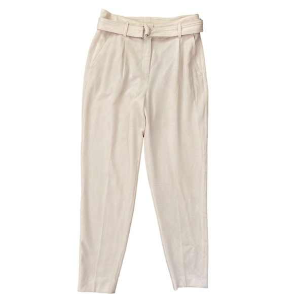 Akris Punto Fred Virgin Wool Gabardine Tapered High Waist Ankle Pants NWOT - Picture 3 of 14